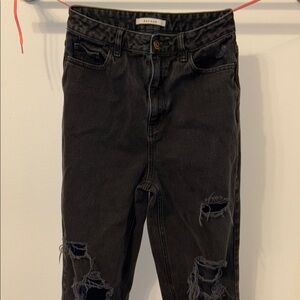 PacSun Black Distressed Women's Jeans